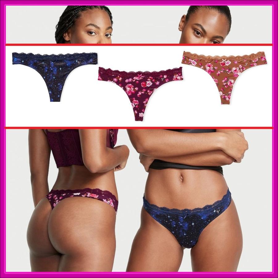 Lace Trim Thong Panties45 "DreamAngel" ショーツ Victoria’s Secret ヴィクトリアズシークレット vsspantie45