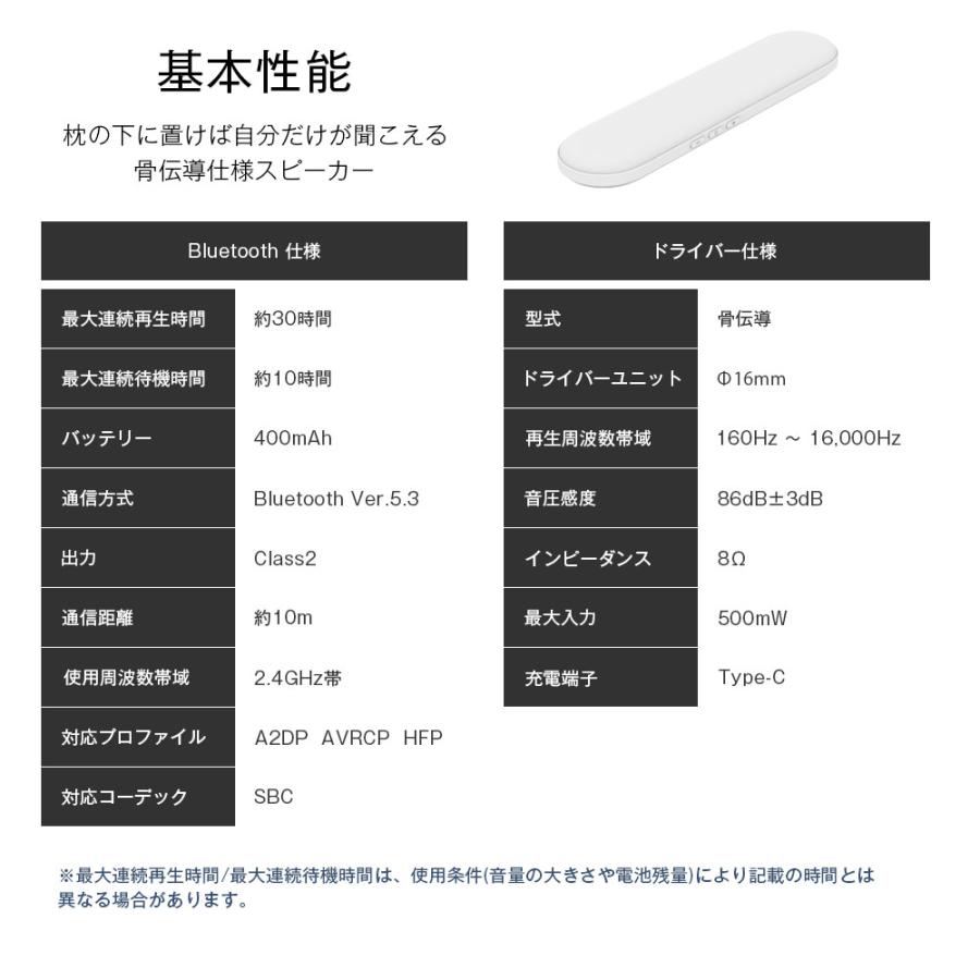 骨伝導 スピーカー bluetooth ワイヤレス 軽量 耳を塞がない V-BSP01