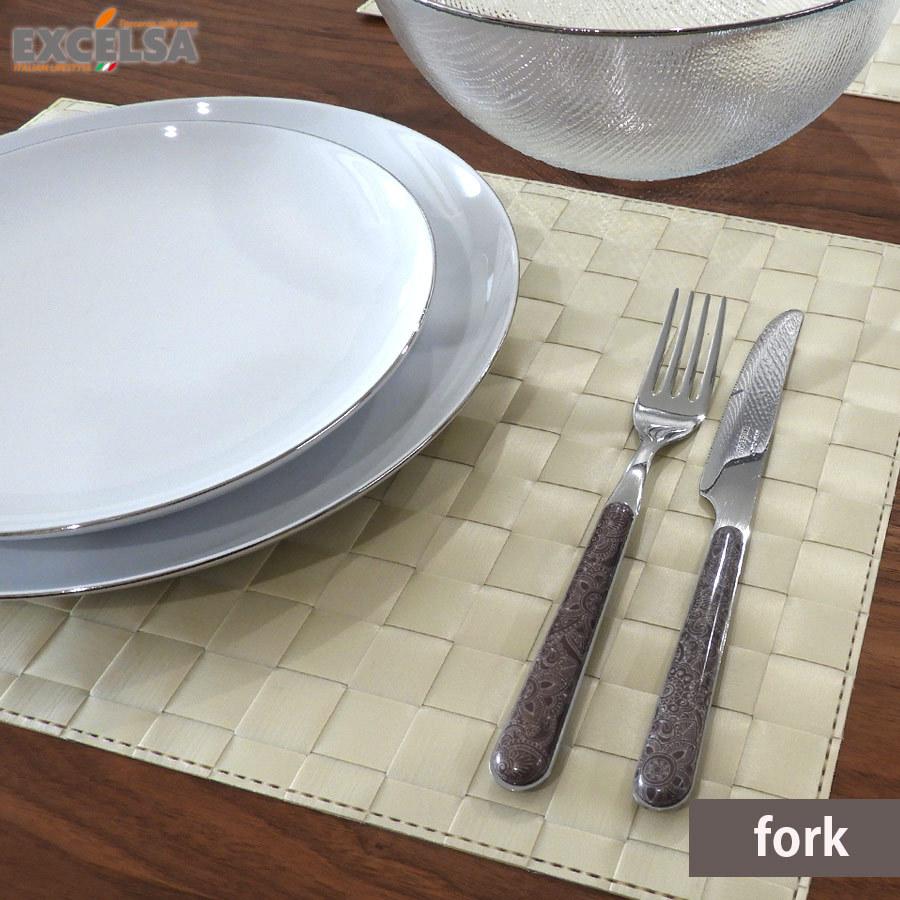 フォーク おしゃれ cm ブランド イタリア カトラリー ヨーロッパ エクスチェルサ エンジョイ プレゼント お祝い 母の日 新生活 正規