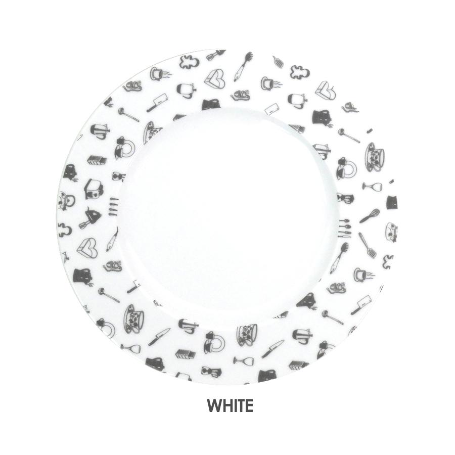  27センチプレート4枚セット EXCELSA お皿セット おしゃれ ブランド 平皿 ディナープレート 2