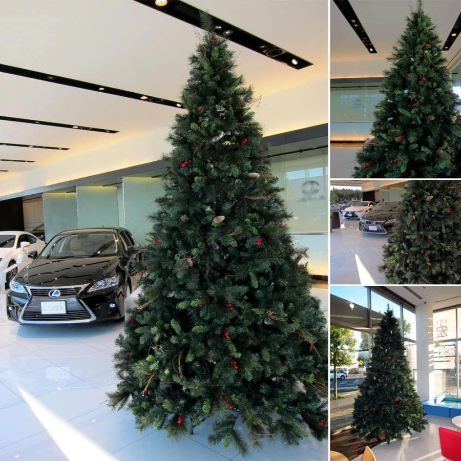 クリスマスツリー C 300cm 赤い実と松ぼっくり付 最高級リッチ クリスマスツリー C 300cm 赤い実と松ぼっくり付 最高級リッチ