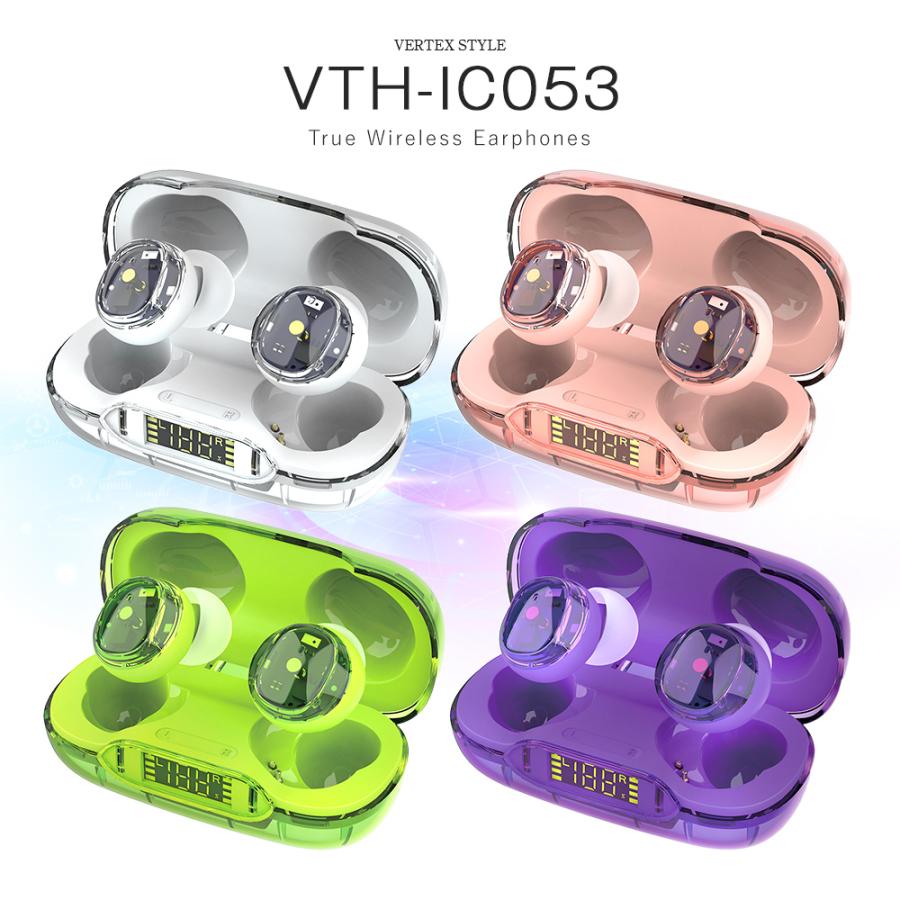 VERTEX STYLE イヤホン Bluetooth ワイヤレス 片耳 iphone 通話