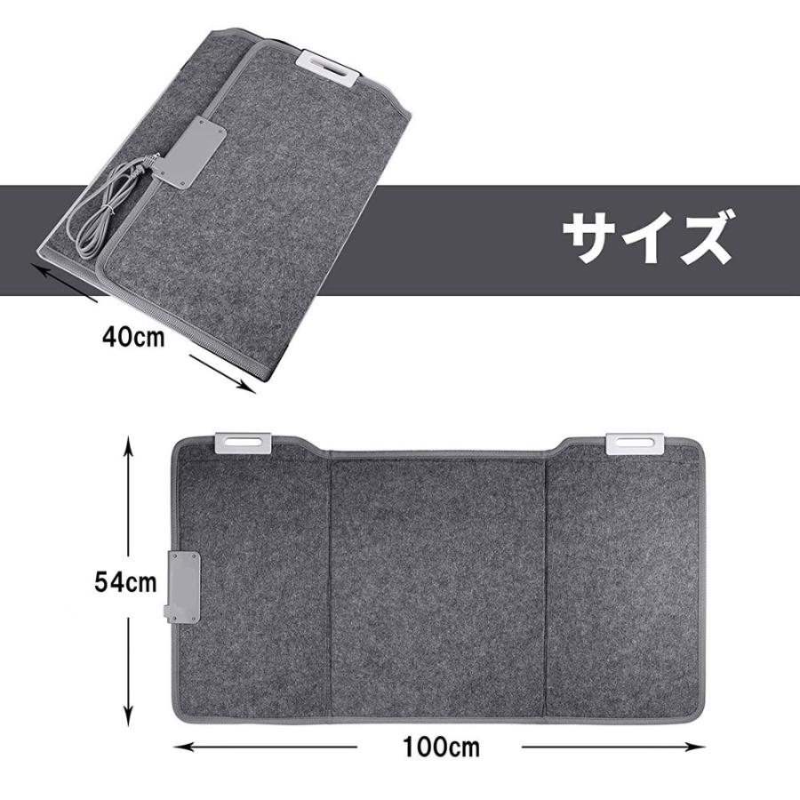 足元パネルヒーター ブランケット付き SWIPHT 75℃ 省電力 折り畳み収納