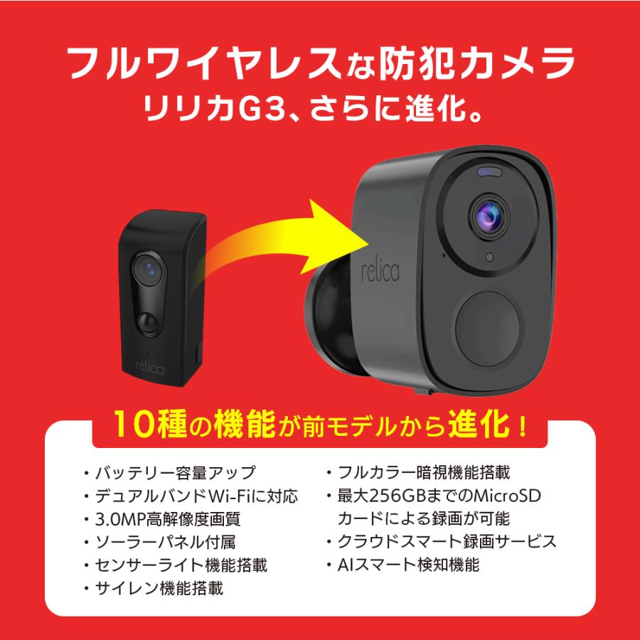 SREE(スリー) SCC120AB 屋外用スマート防犯カメラ relica