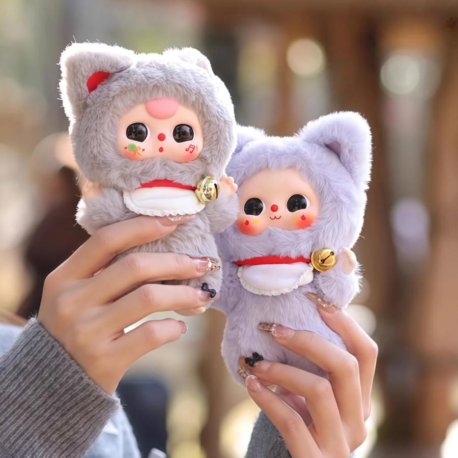 ぬいぐるみキーホルダー 猫 ねこ ふわふわ かわいい 可愛い 海外人気