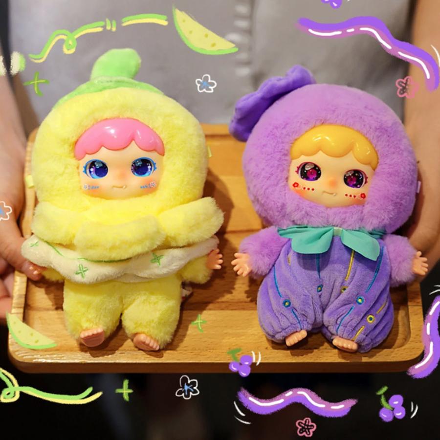 ベビスリーぬいぐるみ４本セット カラフルキャラクター レア目、キーホルダー ぬいぐるみキーホルダー ブラインドボックス LABUBU系 シークレット