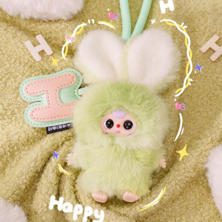 BOX12個セット】BABY THREE スーパーミニバニーイニシャルチャーム