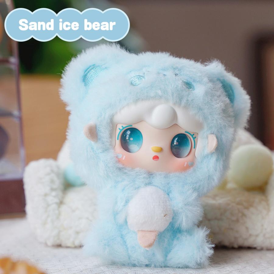 yooki 熊　little bear ぬいぐるみキーホルダー　オーロラ目 ぬいぐるみキーホルダー ブラインドボックス LABUBU系 シークレット