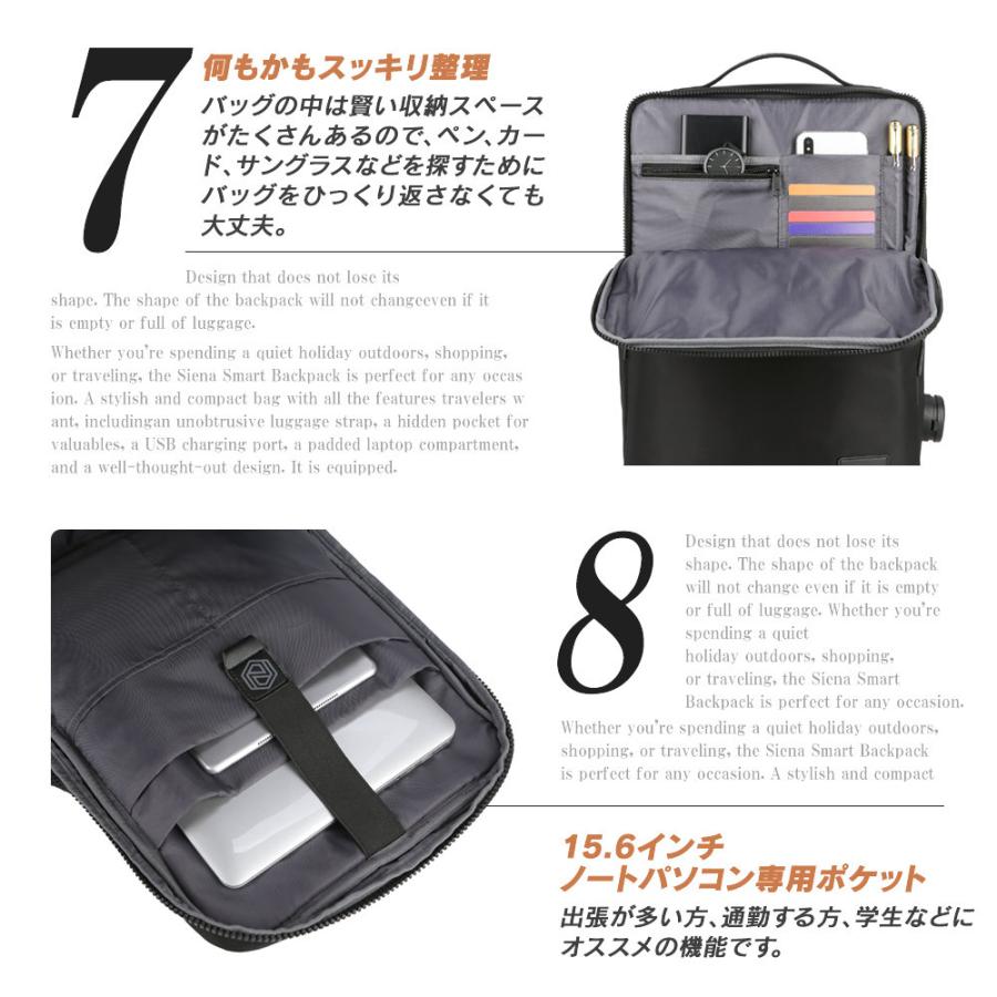 ビジネスリュック メンズ ノルディス Nordace Laval スマートリュック