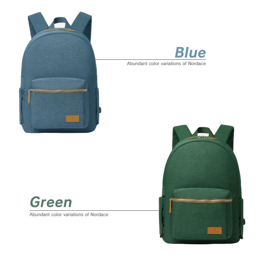リュック メンズ レディース 通勤 通学 旅行 軽量 おしゃれ USB充電ポート付き 18L Nordace Siena Proクラシックバックパックの画像