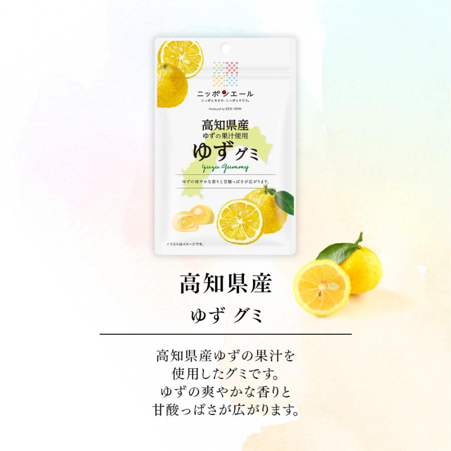 ご当地グミ ニッポンエール 高知県産 ゆずグミ ご当地 お菓子 グルメ お土産 名産 果実グミ 全国農協食品 Vt Sh いただきプラザ Yahoo 店 通販 Yahoo ショッピング