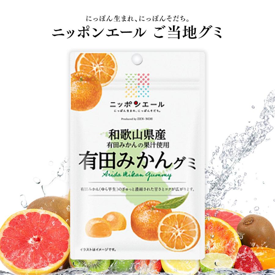 全農 【新商品】ご当地グミ ニッポンエール 和歌山県産 有田みかんグミ