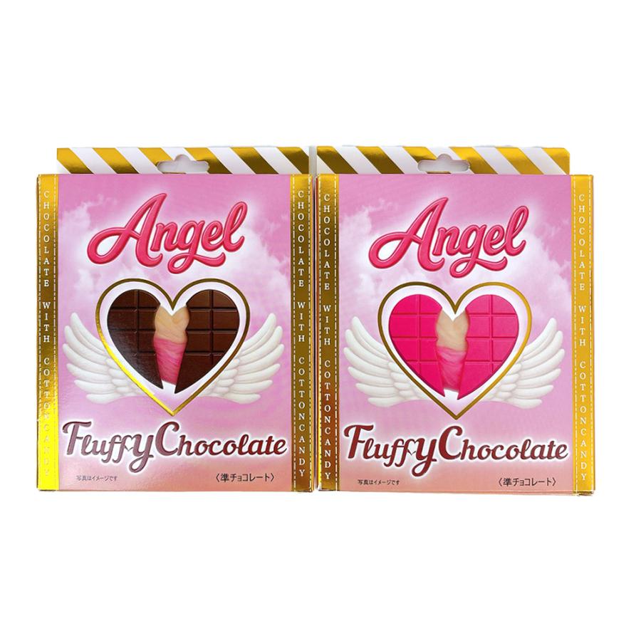 中から綿菓子が出てくる】ハートチョコ チョコレート お菓子 原宿Angel
