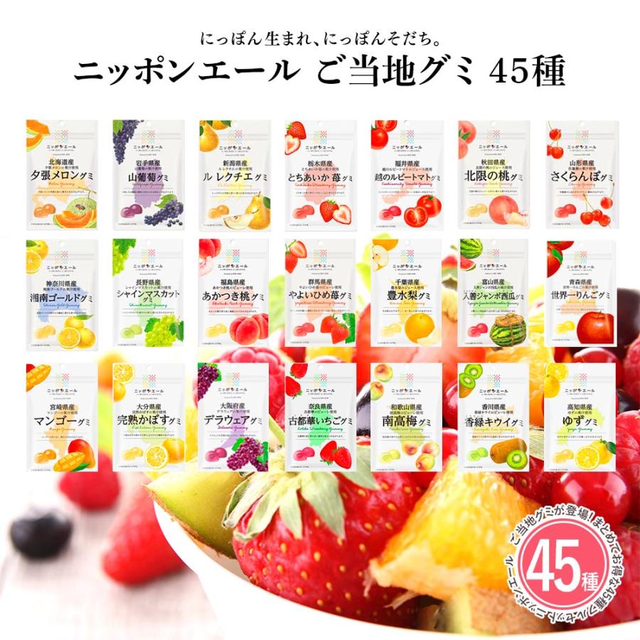 ご当地グミ アソート 全30個セット ニッポンエール お菓子 グミ ご当地お土産 名産 果実グミ 全国農協食品 Vt Shnippon Yell Gumi30 いただきプラザ Yahoo 店 通販 Yahoo ショッピング