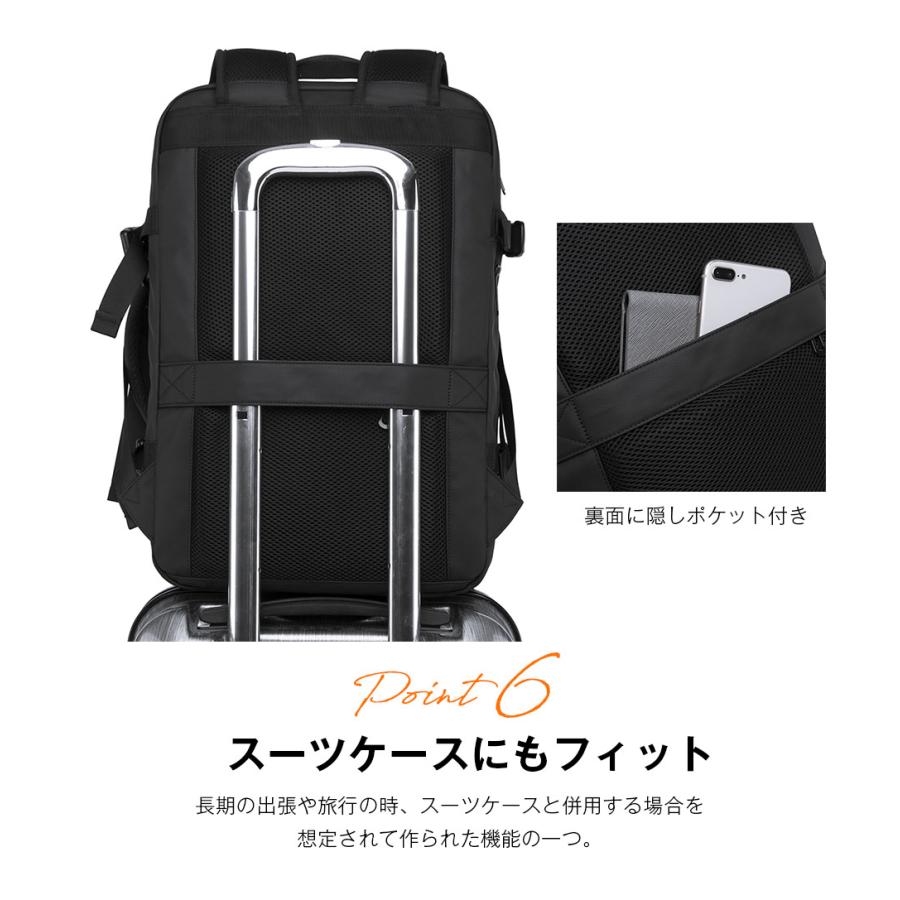 ビジネスリュック メンズ 3way 大容量 防水 40代 35L PC BANGE