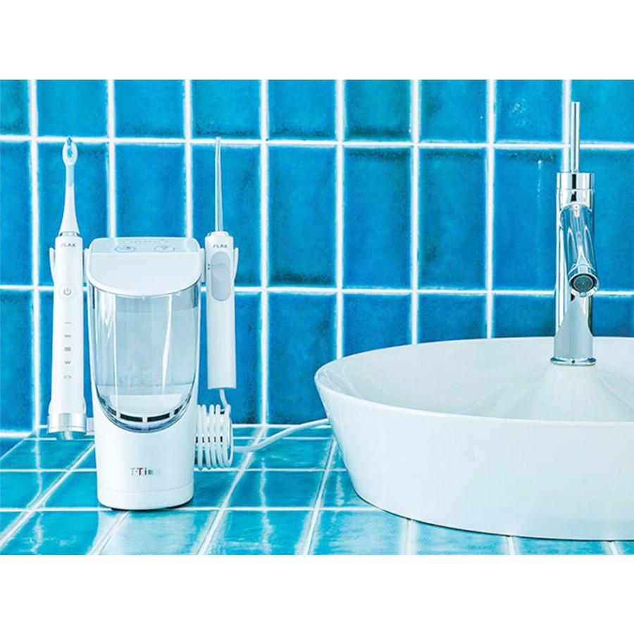 【水素の力で口内洗浄】電動歯ブラシ 口内洗浄器 FLAX T-Time ジェットウォッシャー&電動歯ブラシセット デンタルケア オーラル FLTM-19B|vt-web|10