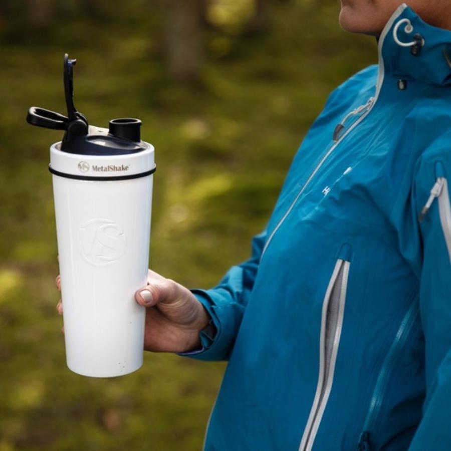 シェーカー タンブラー プロテイン ボトル 保温 保冷 900ml メタル