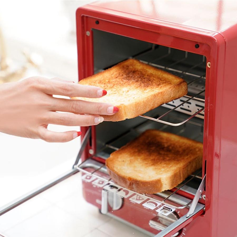 オーブントースター 二段 縦型 おしゃれ 縦型オーブントースター 赤 パン 朝食 キッチン家電 調理器具 D Stylist Kdto 001r 父の日 母の日 Vt Zc いただきプラザ Yahoo 店 通販 Yahoo ショッピング