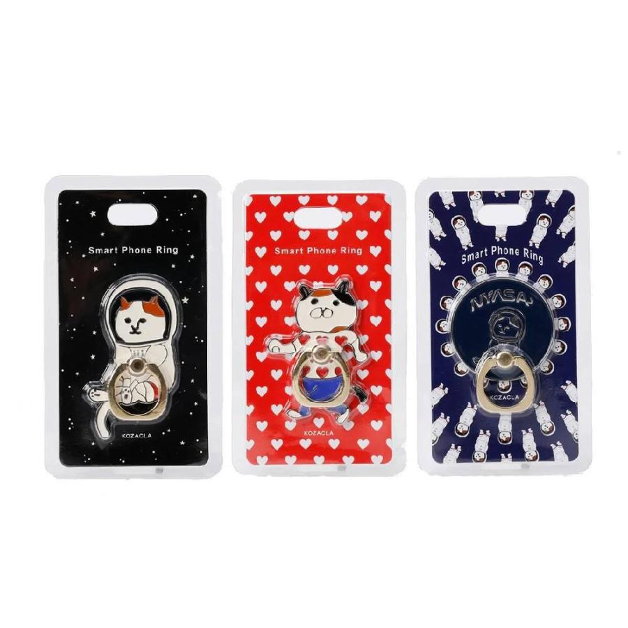 新政　頒布会　亜麻猫 陽乃鳥　天蛙　ノベルティグ　スマホリング スマホホルダー スマホリング 猫 ネコ キャラクター 動物 おしゃれ NEKONOBA