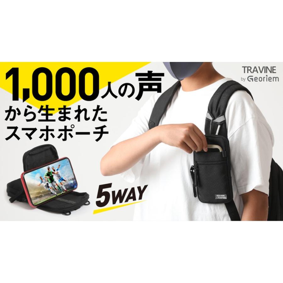 スマホポーチ ショルダー メンズ レディース 多機能スマホポーチ 便利