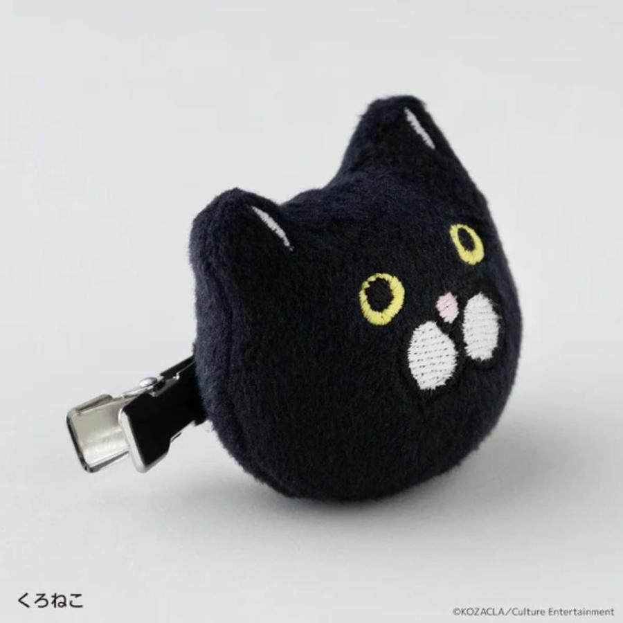ヘアクリップ 猫 ネコ 動物 NEKONOBA ネコノバ ぬいぐるみヘア