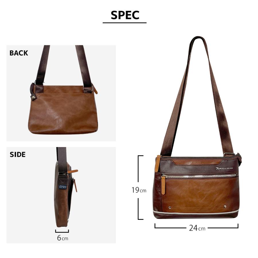 ★希少品　MELANTRICK HEMLIGHET ショルダー バッグ ドア柄 Arnold Palmer（アーノルドパーマー） ショルダーバッグ メンズ