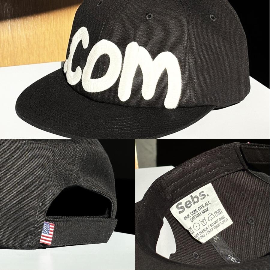 ★韓国の人気★【Sebs】★COTTON BALL CAP★9色★UNISEX★ Sebs .COM BALL CAP NON-WASHING CAMPCAP ブラック ブラック