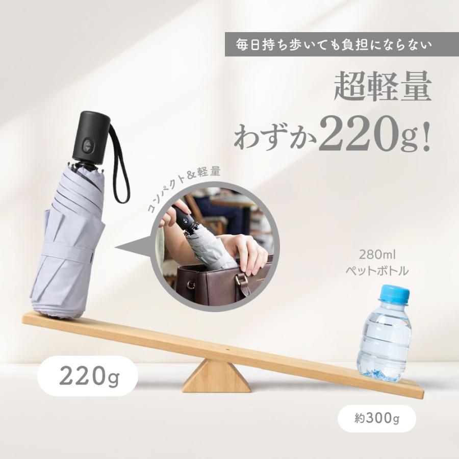 ワンタッチ 自動開閉 】日傘 折りたたみ 完全遮光 UVカット率100％ 傘
