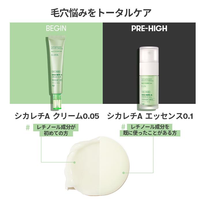 VT シカレチA エッセンス0.1 30ml レチノール 毛穴 スキンケア 韓国コスメ 美容液｜vtcosmetics-official｜09