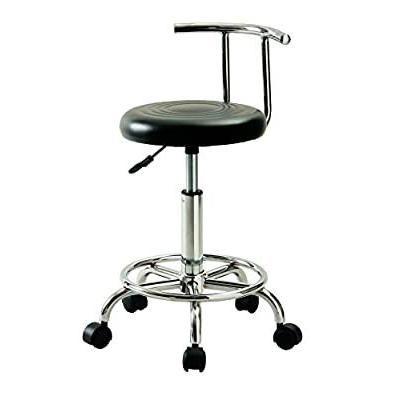 koeki キャスターチェア(背付き) ブラック KY-B300(BK) W340×D465×H665~815 (SH480~640) mm