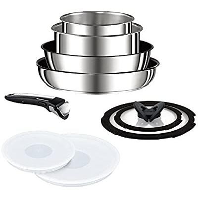 ティファール フライパン 鍋 9点 セット IH対応 「 インジニオ・ネオ IHステンレス・エクセレンス セット9 」 チタン エクセレンス 6層コー