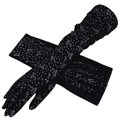 海外ブランド レディース 通気性抜群 ドライブ 運転 紫外線対策 Uvカット 夏 ロング 薄手 長さ58cm グローブ 手袋 日焼け止め アームカバー Uv対策 綿 アームカバー Www We Job Com