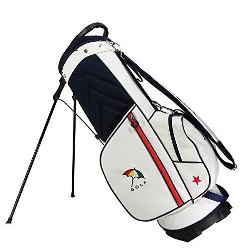 ほぼ未使用 アーノルド・パーマー PU スタンドバック APCB-08J 9型 キャディバック (ホワイト) 【L1758361208】(11140円)