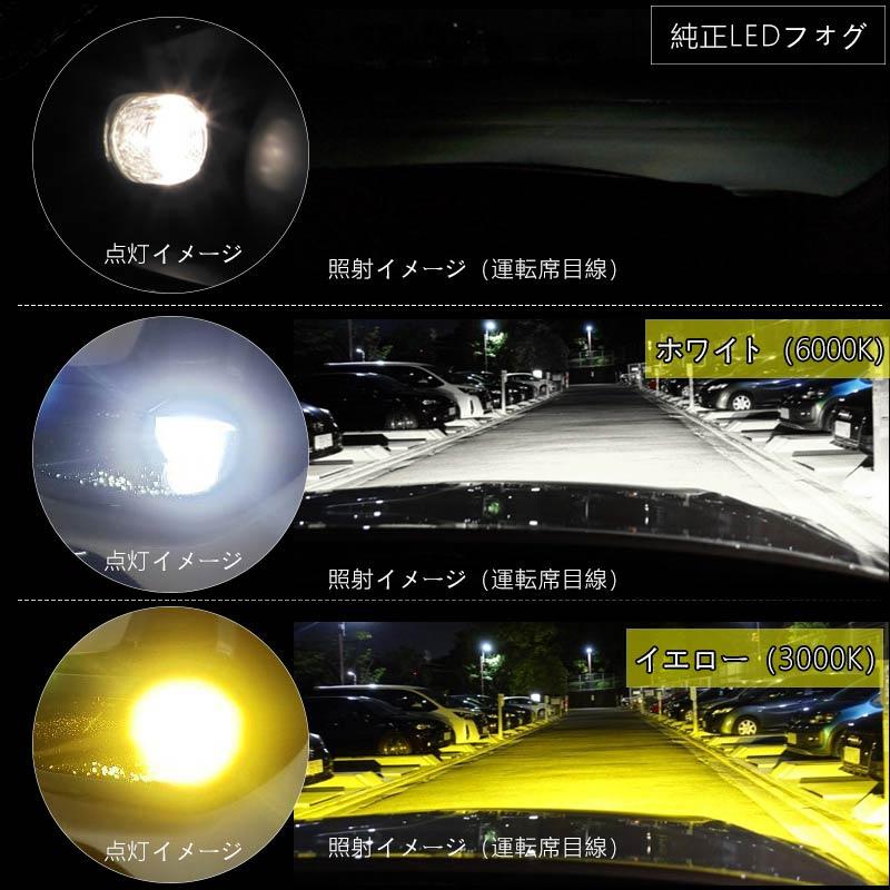 Vulcans トヨタ 最新車両用 L1B形状 2色切替 LED フォグランプ 2個
