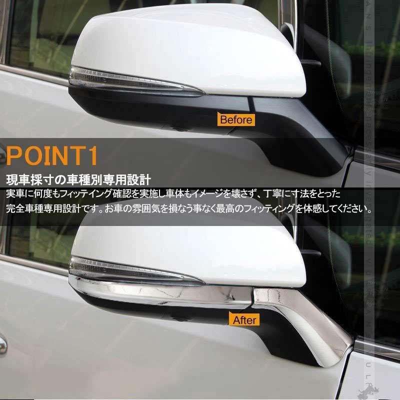 トヨタ 30系 アルファード ヴェルファイア 前期 後期 サイドミラー