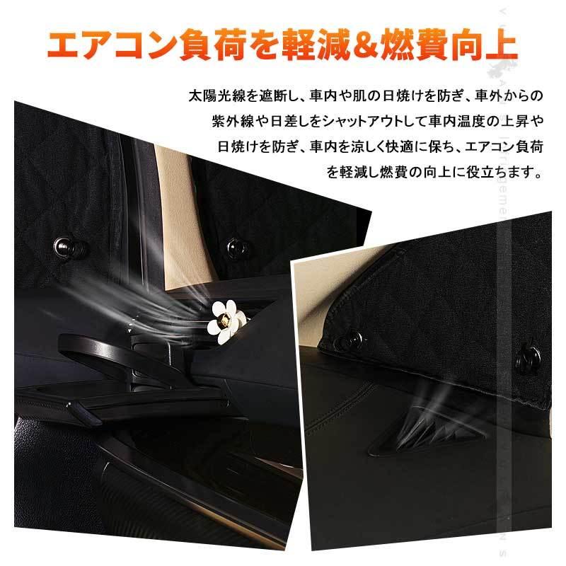 Vulcans ステップワゴン RK1/2 サンシェード ブラックメッシュ 5層構造