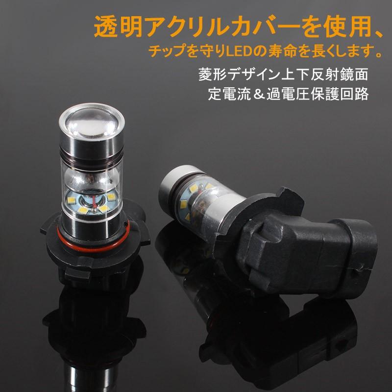 Vulcans SHARP製 シャープ 75W 360度発光 LED フォグランプ 広角 HB4