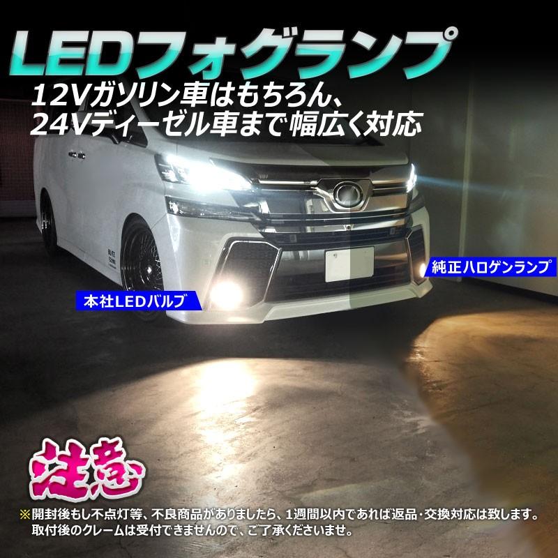 Vulcans SHARP製 シャープ 75W 360度発光 LED フォグランプ 広角 HB4