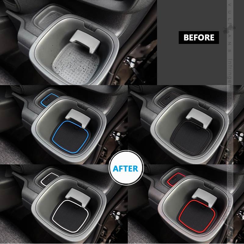 Vulcans シエンタ MXPC10G MXPL10G MXPL15G ドアポケットマット 4色