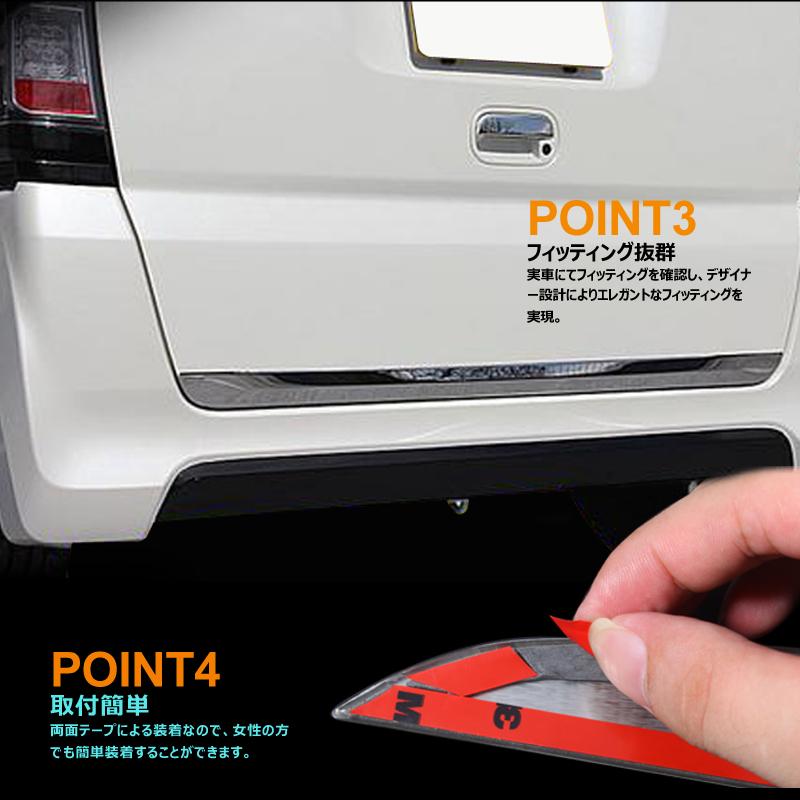 Vulcans 「セール価格」N-BOX バックドアスカート ステンレス 1PCS