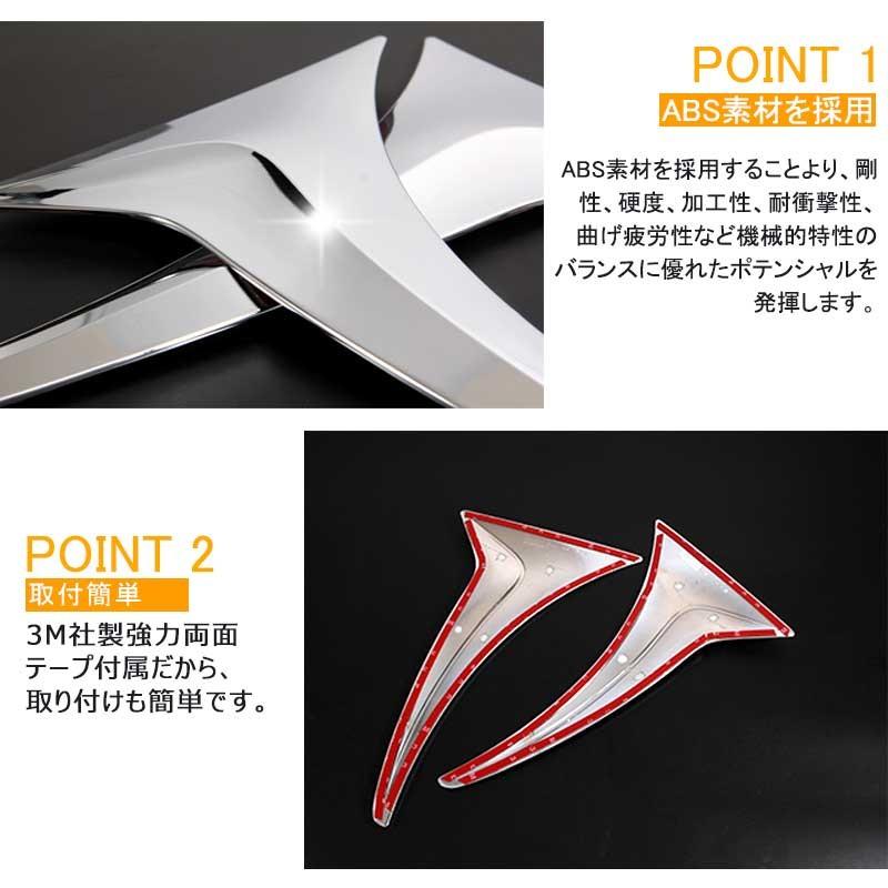 Vulcans 「セール価格」PRIUS プリウス50系 ABSメッキ フェンダー