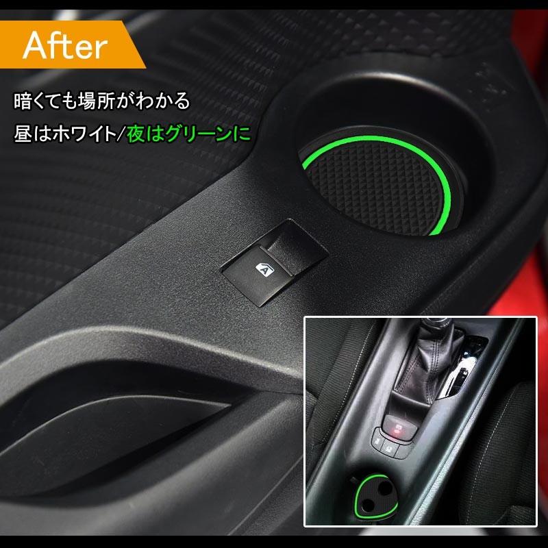 Vulcans C-HR CH-R CHR 蓄光 ドアポケットマット インテリアパネル