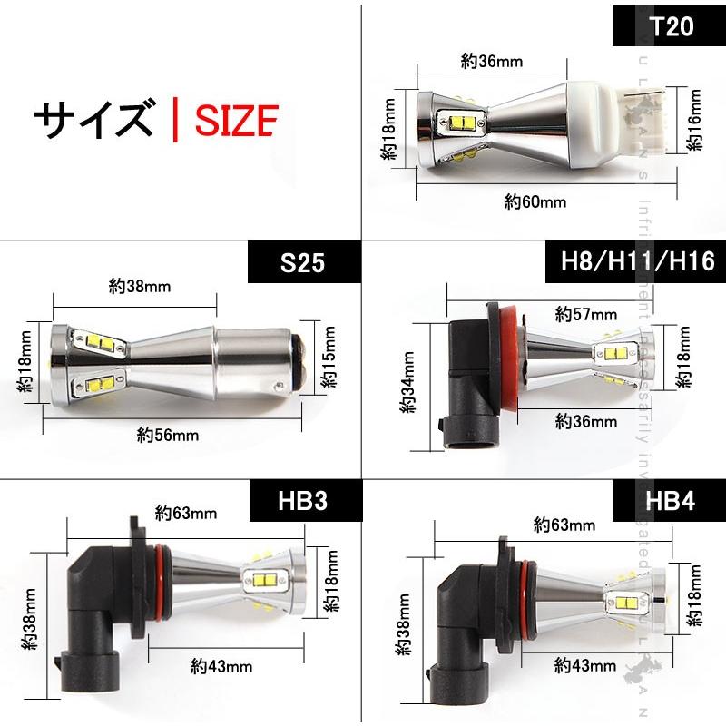 Vulcans 「セール価格」HB4/9006 LEDバルブ LEDフォグランプ 片側45W