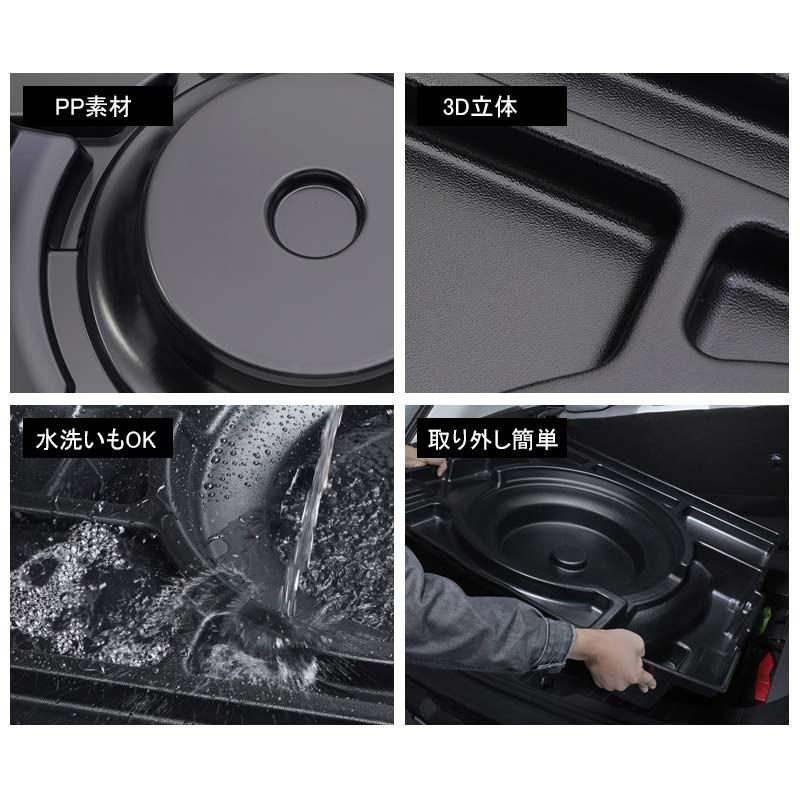 Vulcans 「セール価格」RAV4 50系専用 トランクボックス スペアタイヤ