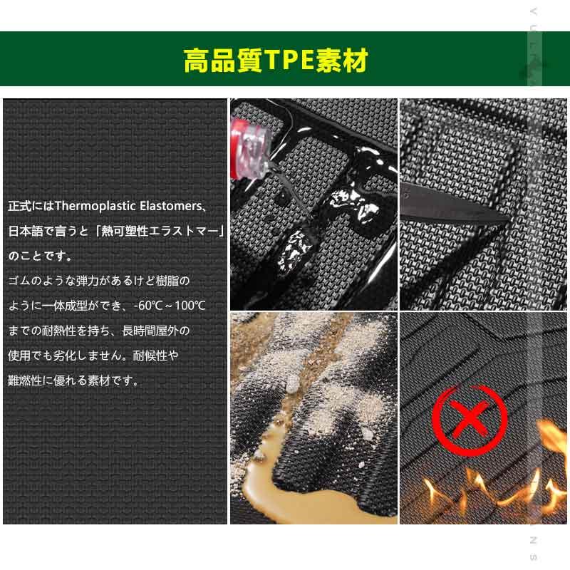 2点まとめ買いで10%OFF】NEW立体マット フリード GB5/GB6/GB7/GB8型 ガソリン車 ハイブリッド車 3D フロアマット 3枚 TPE材質 カーマット 内装 パーツ