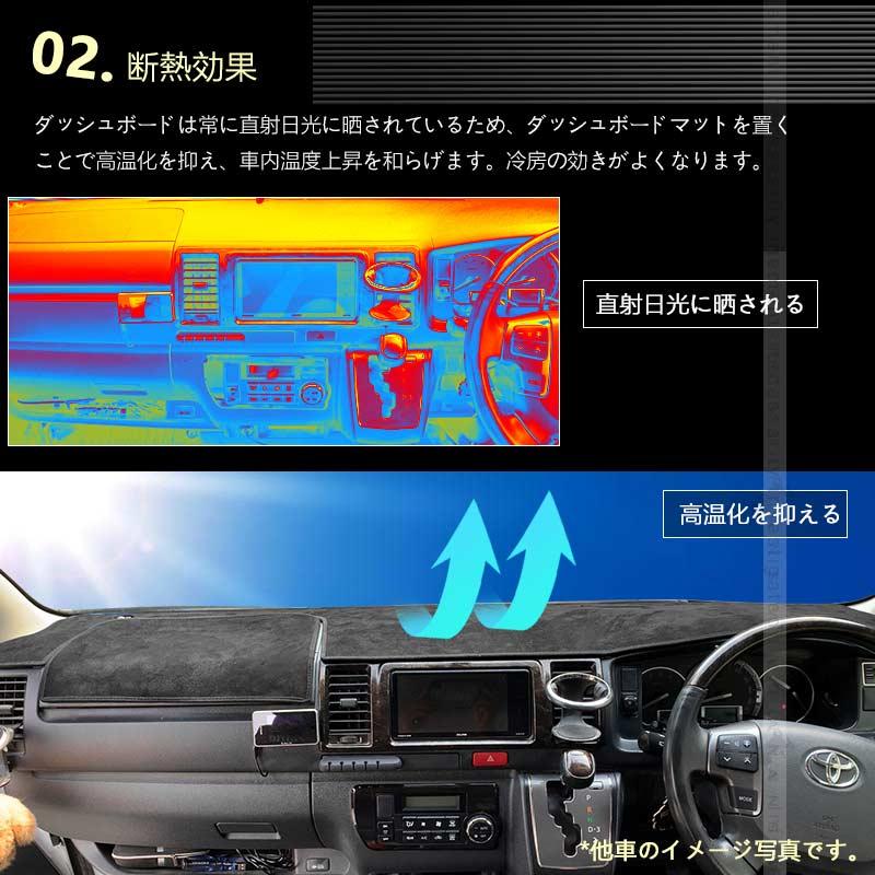 Vulcans ハリアー 80系 Zグレード 3Dダッシュボードマット スエード調