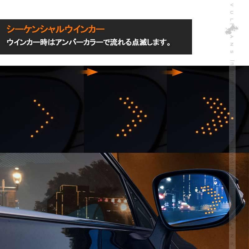 Vulcans 「セール価格」新型ハリアー80系 ブルーレンズミラー 流れる