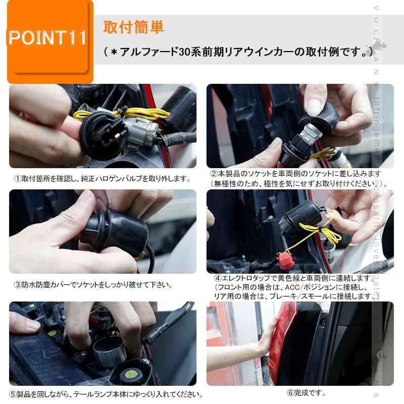 Vulcans T20 ピンチ部違い LEDウィンカーポジションキット 2色切り替え
