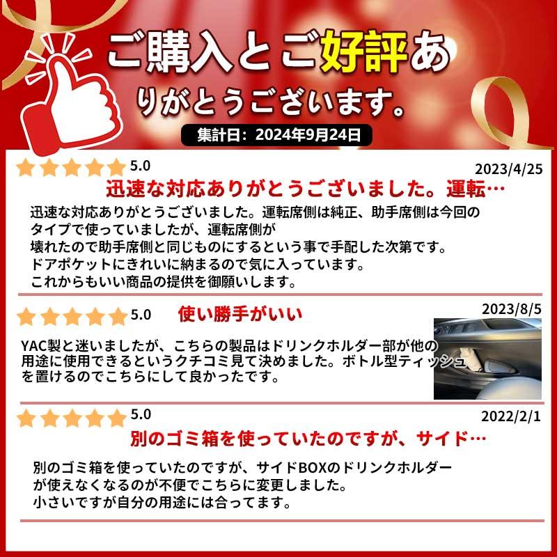 Vulcans ハリアー 80系 新型 運転席側 サイドBOXゴミ箱 ABS樹脂
