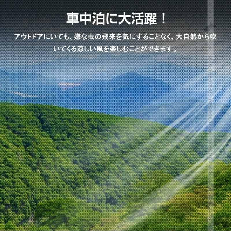 Vulcans RAV4 50系 防虫ネット サイドドア用 バックドア用 防虫 虫よけ
